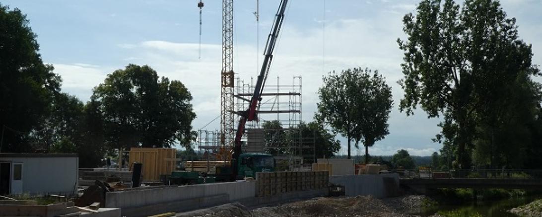 Baustelle am Wörnitzpark