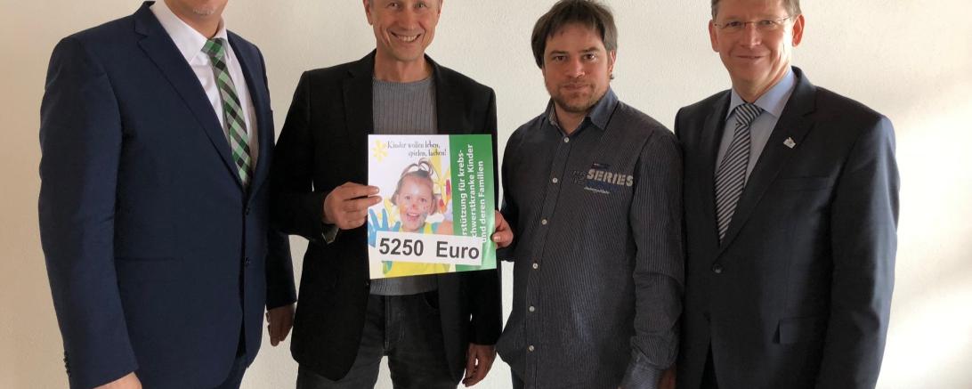 Spendenübergabe Martin Obermann