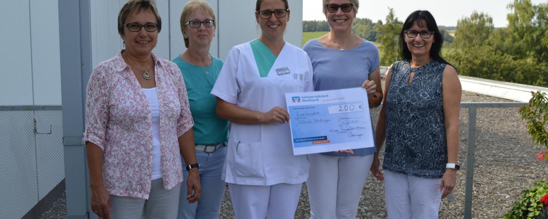 Spendenübergabe Palliativstation