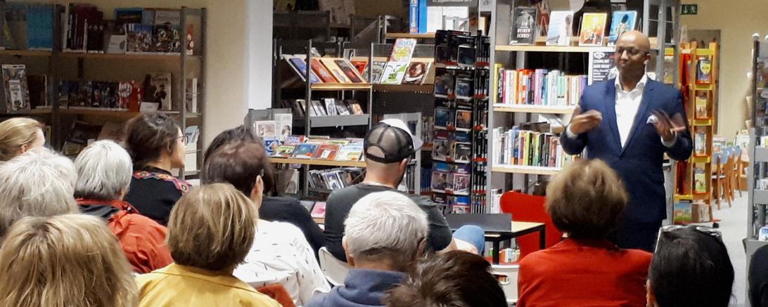 Foto Lesung_Donauwörth_Sami Omar