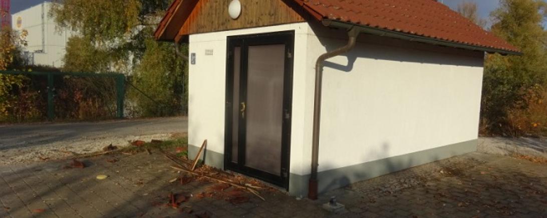 Wasserhäuschen Polizei Rain