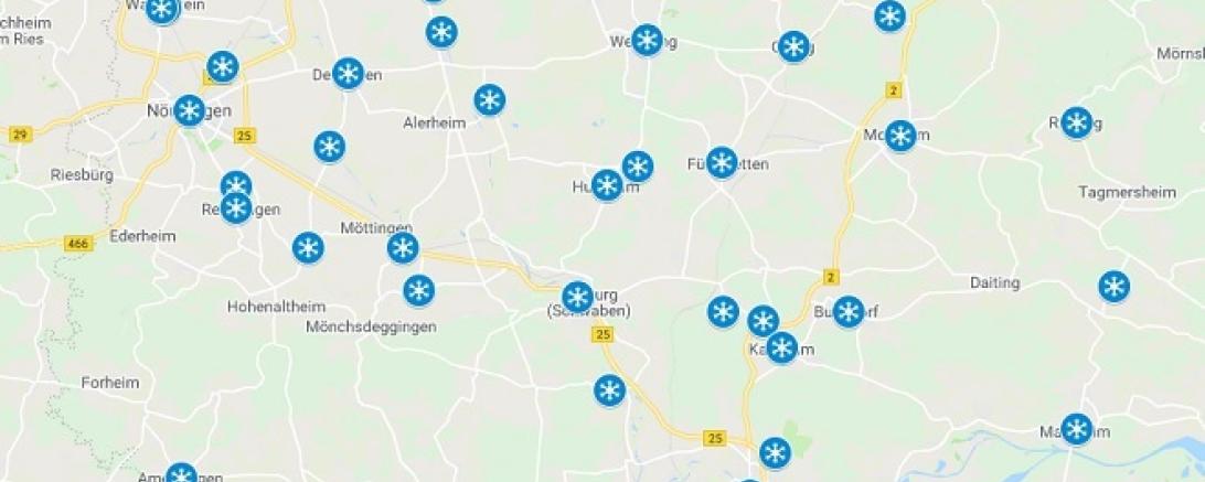 Weihnachtsmarktkarte