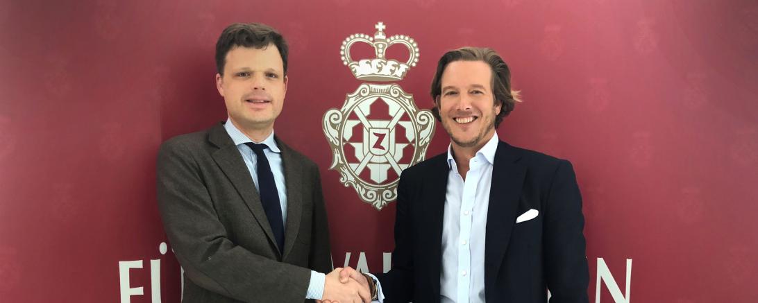 Dr. Christian Wippermann und Carl-Eugen Prinz zu Oettingen-Wallerstein