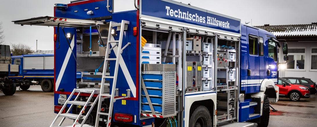 Ein neuer Geräte-Kraft-Wagen (GKW) ersetzt den bisherigen, mittlerweile 40 Jahre alten, LKW.