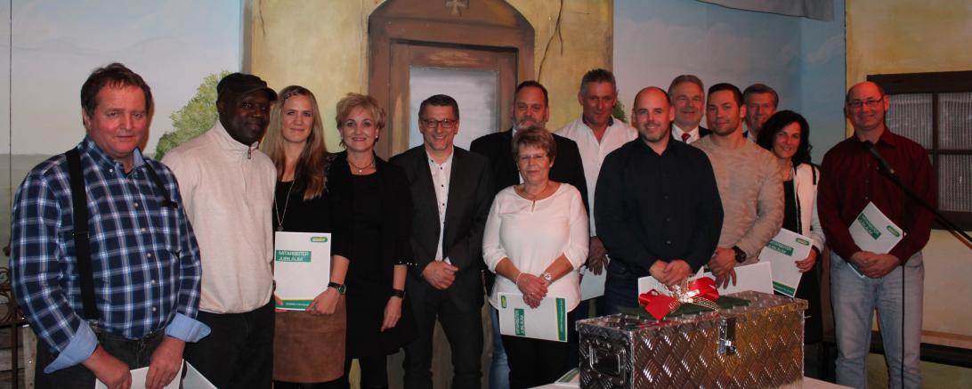 Betriebsjubiläum der Firma UNSINN