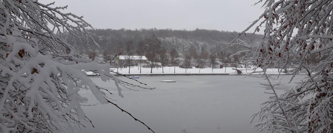 Winterliches Gewässer 
