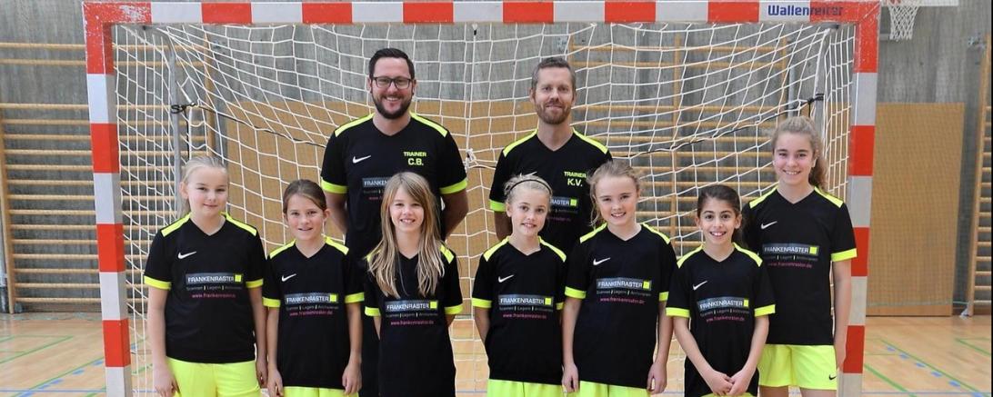 Mannschaft der D-Juniorinnen des SG Buchdorf/Kaisheim. 