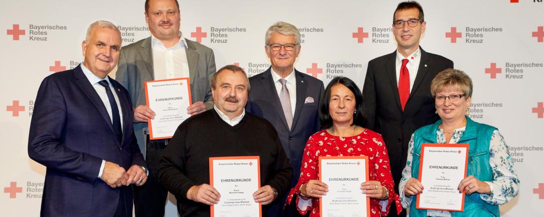 Die geehrten Brk Jubilare