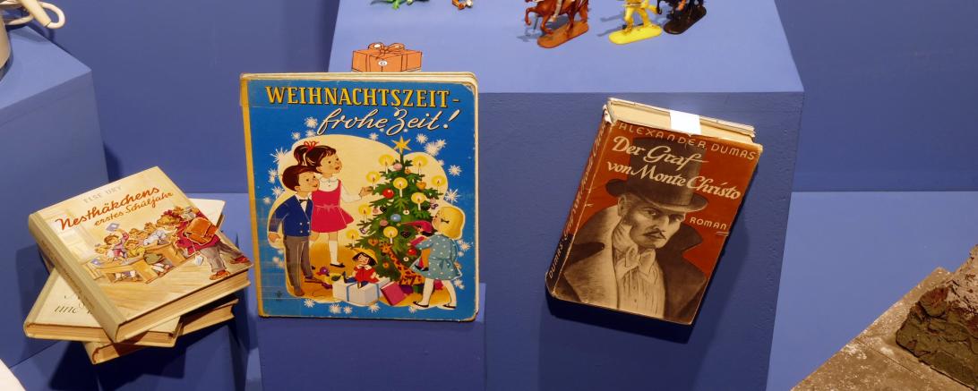 Hier sieht man bestimmte Bücher die beim Erzählnachmittag im Museum KulturLand verwendet werden.