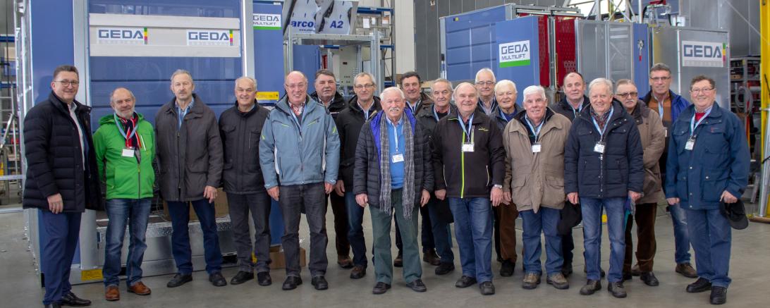 Die Landjugend zu Besuch bei GEDA. 