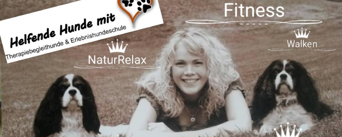 Manuela Aust mit 2 Hunden 