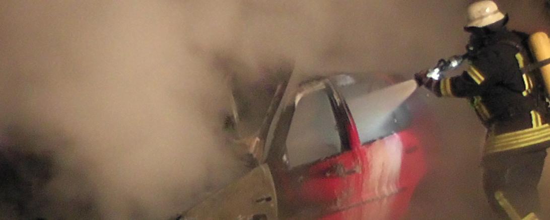 Brennender Pkw Donauwörth 