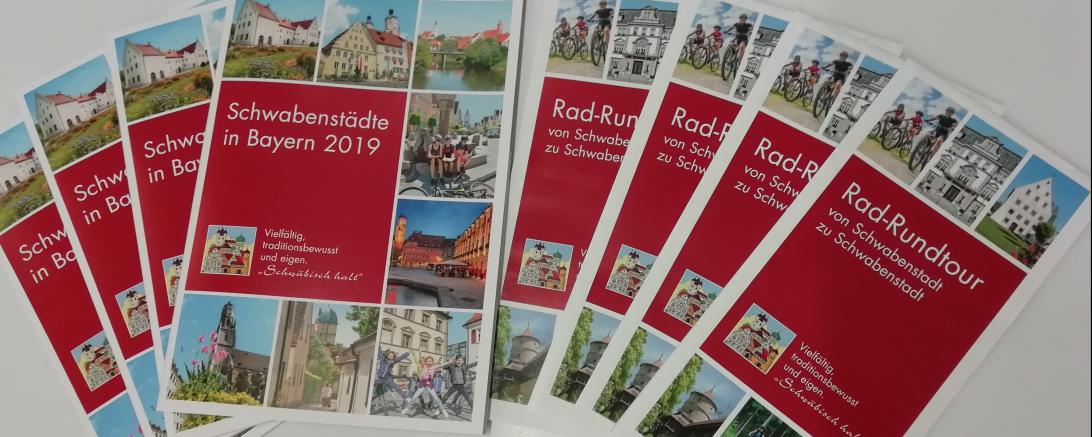 Die neue Broschüre Schwabenstädte in Bayern 2019