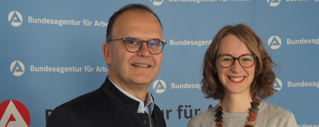 Das Bild zeigt Richard Paul und Eva Lettenbauer. 