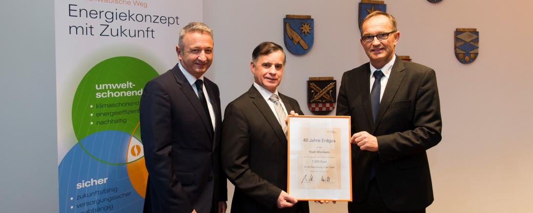  40 Jahre günstige und nachhaltige Energieversorgung mit Erdgas schwaben