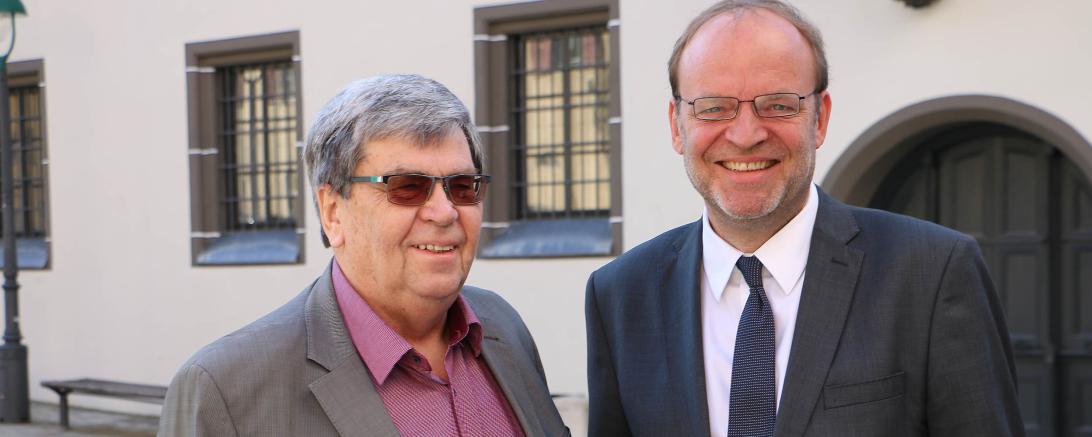 Erick Geike (links) scheidet nach elf Jahren aus: Neuer Geschäftsführer der Roko GmbH ist Stefan Heilbronner (50) aus Nördlingen. 