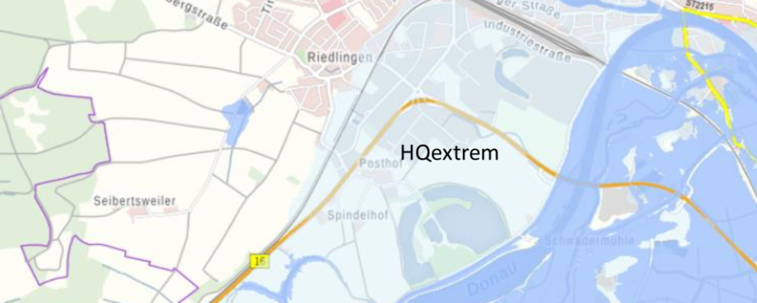 Hochwassersituation Donauwörth