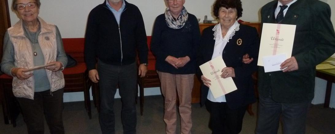 50jährigen Mitgliedschaft bei Kab