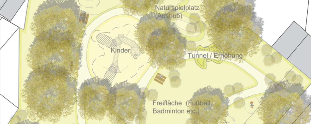Mehrgenerationenspielplatz Nördlingen Vorentwurf