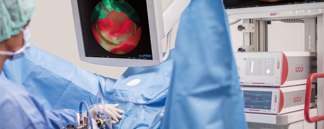 Einsatzszene der Photodynamischen Diagnostik. 