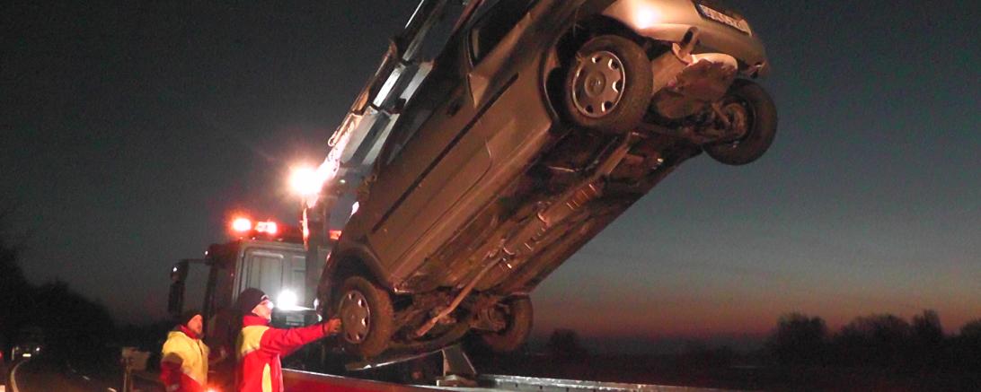 Schwerer Wildunfall in Niederschönenfeld