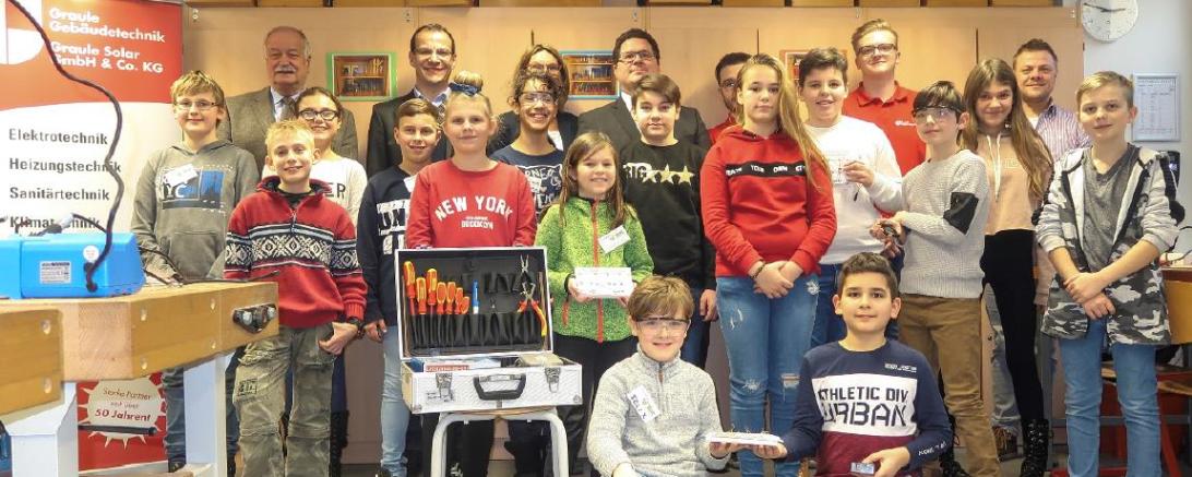  Projekt „Technik für Kinder“ an der Nördlinger Mittelschule mit Graule und VDI