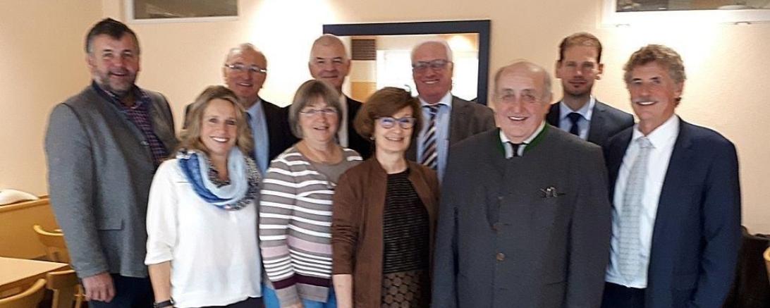 Das Bild zeigt Reinhold Hörmann bei seiner Verabschiedung.