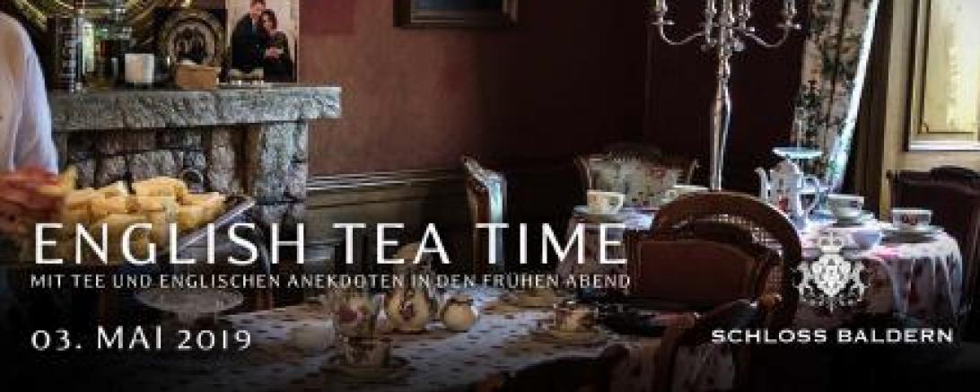The new English tea time schloss baldern