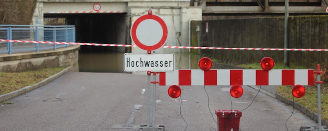 Hochwasser in Donauwörth Airbus