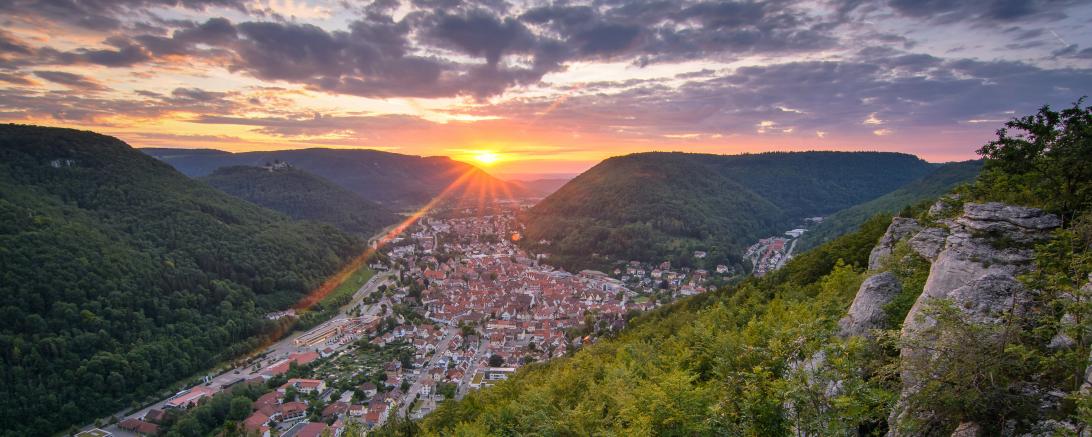 Grafensteige Bad Urach Hochbergsteig Kunstmühlefels