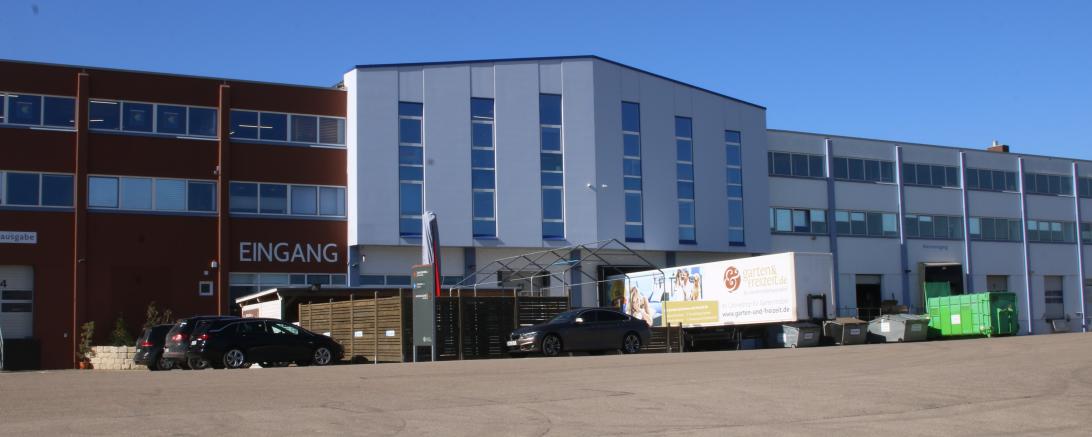 Eingang der Ausstellung Garten und Freizeit