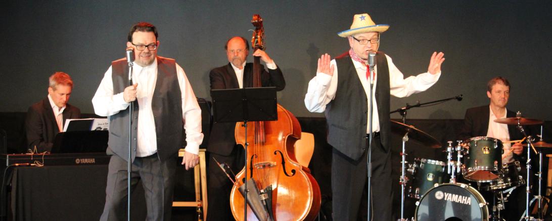 Das Bild zeigt Heini und Eyms.