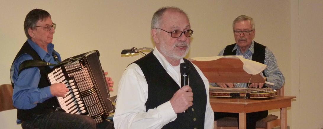 Das Bild zeigt das Liedersingen im Museum KulturLand Ries