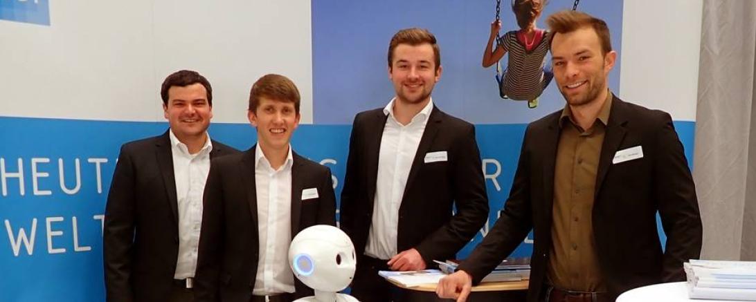 v.l.: Nico Renner, Richard Haas, Richard Helmle und Tim Binder