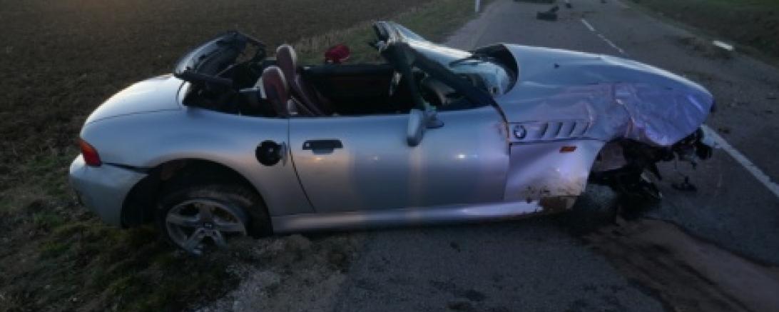 Verkehrsunfall Cabrio 