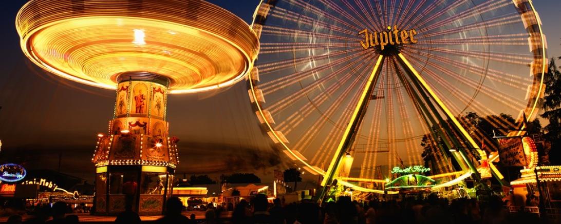 Karussell und Riesenrad