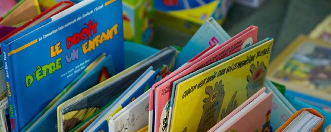 Das Bild zeigt Kinderbücher.