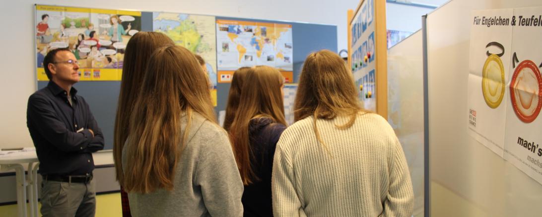 Das Bild zeigt den Mitmachparcours in Rain.