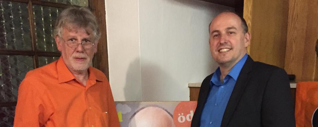 Das Foto zeigt Johannes Thum und Alexander Abt.