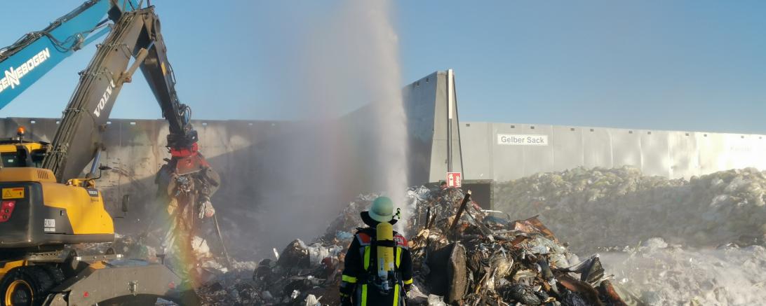 Großbrand Böhm Entsorgungen