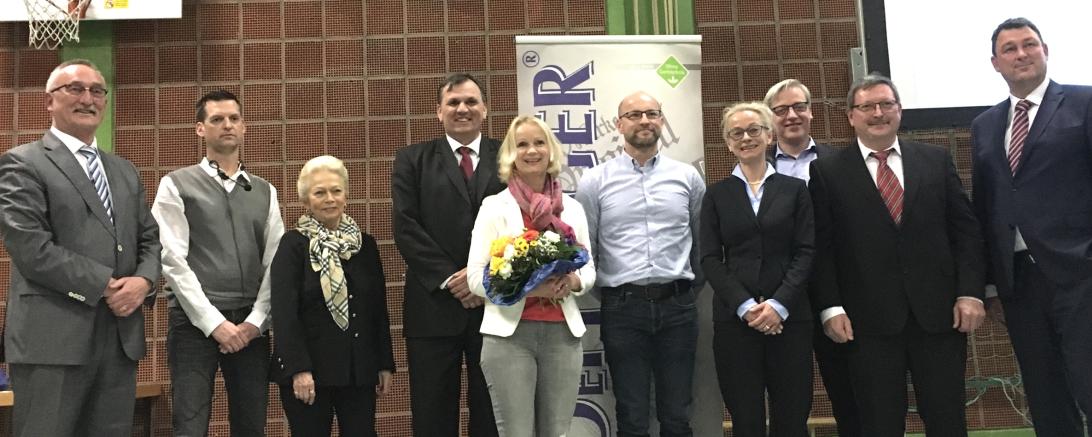 Das Bild zeigt die Geschäftsleitung der Oettinger Brauerei.