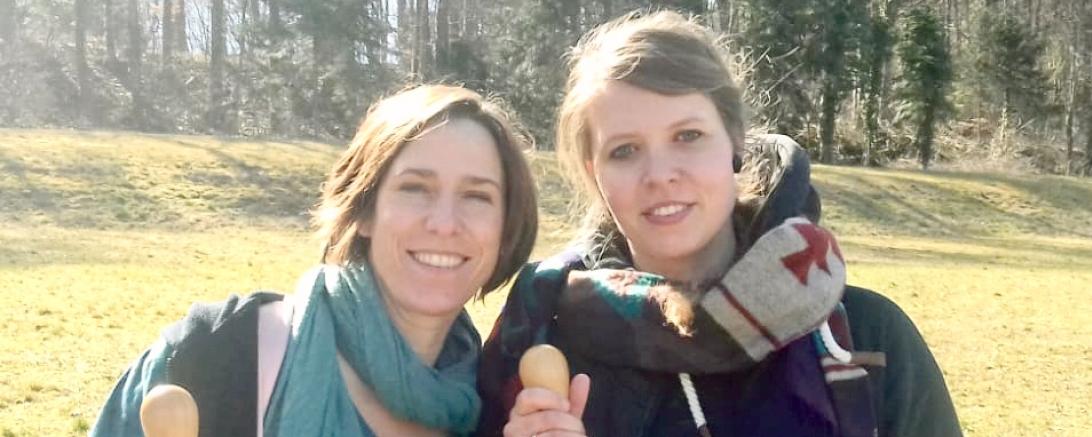 Das Bild zeigt Maren Kriegler (Gemeindliche Jugendarbeit Oettingen) und Jana Niederlöhner (Gemeindliche Jugendarbeit für die Stadt Nördlingen).