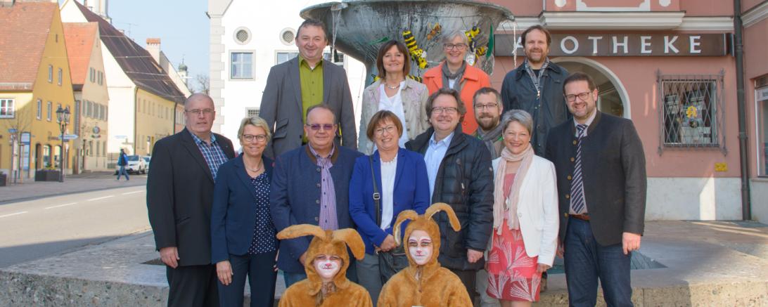 Das Bild zeigt den Ostereiermarkt in Donauwörth.
