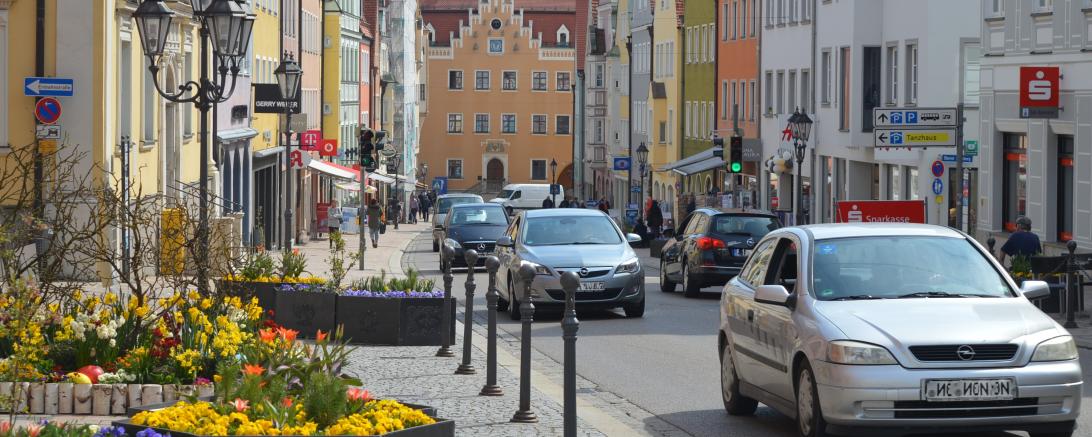 Die Donauwörther Reichsstraße. 