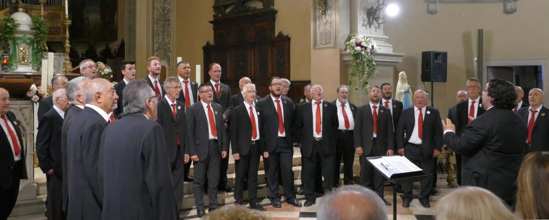 Coro Citta di Soave beim Konzert am 2.6.2018 im Doumi di Soave, anlässlich des 46. Festivals