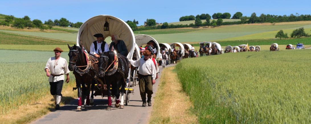 Der historische Kaufmannszug.