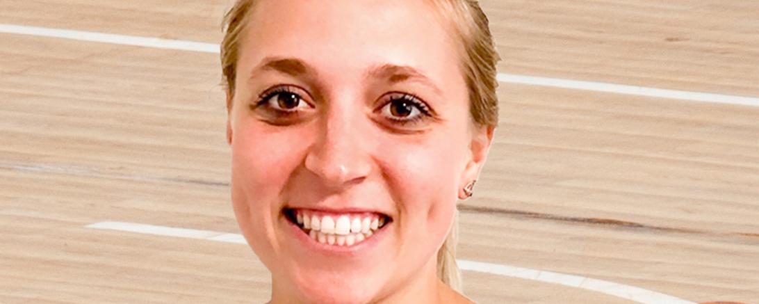  Das Bild zeigt die „Granate auf der Eins“ : Leslie Vorpahl.