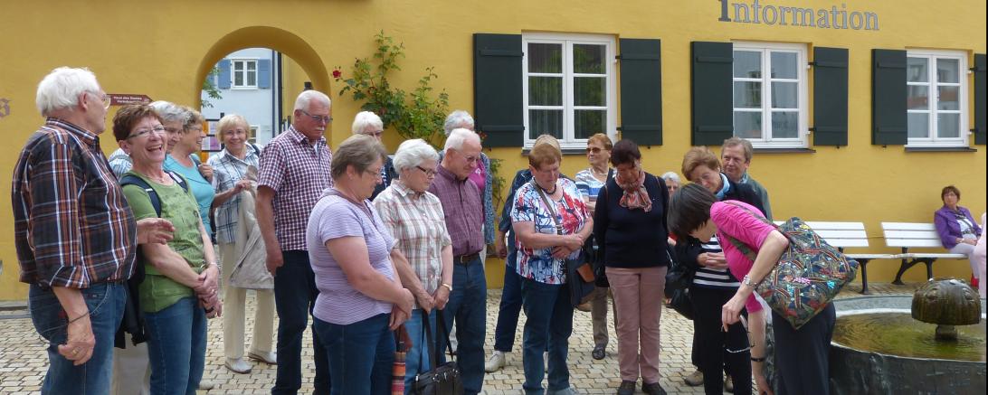 Stadtführung am Mangoldbrunnen