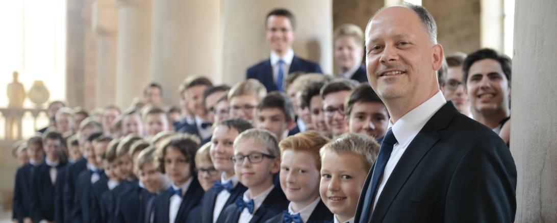 Gruppenbild des Windsbacher Knabenchor.