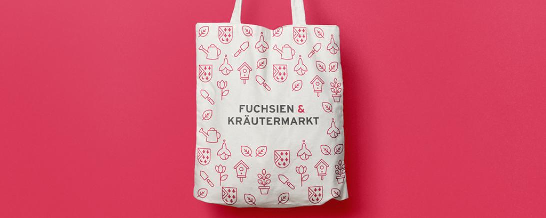 Fuchsien & Kräutermarkt Tasche